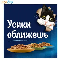 پوچ گربه فلیکس مرغ و گوجه فرنگی