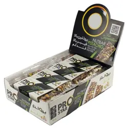 نات بار پسته شکلات پرواستار بسته 12 عددی