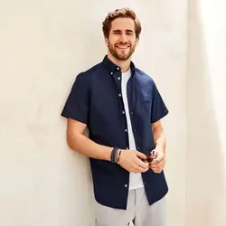 پیراهن آستین کوتاه مردانه لیورجی مدل 4211