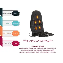 روکش صندلی ماساژور کد 59200