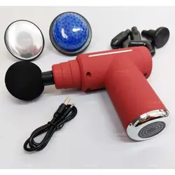 ماساژور حرارتی شارژی  MASSAGE GUN مدل HOT COMPRESS COLD COMPRESS