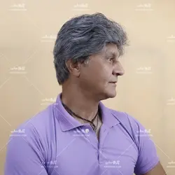 کلاه گیس مردانه جو گندمی با تراکم بالا