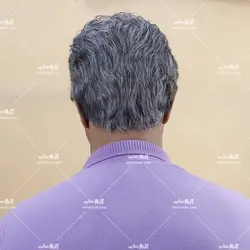 کلاه گیس مردانه جو گندمی با تراکم بالا