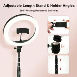 رینگ نور AIXPI - 10 inch LED ringlight