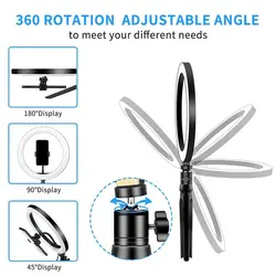 رینگ نور AIXPI - 10 inch LED ringlight