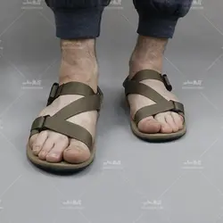 صندل مردانه اسپات (SPOT) مدل SS-45 قهوه ای