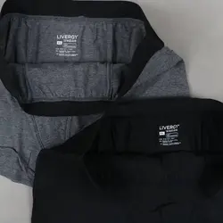 شورت پایه دار مردانه لیورجی مجموعه 2 عددی مدل 5395