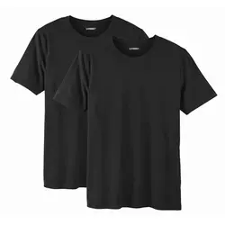 تیشرت مشکی لیورجی (پک دو عددی)