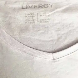 تی شرت مردانه لیورجی سفید