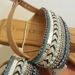 صندل زنانه اسمارا مروارید دوزی