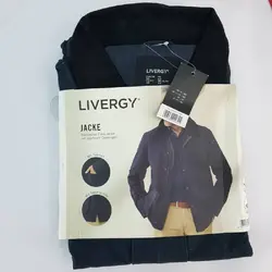 کاپشن مردانه لیورجی رنگ سورمه ای مدل 54403