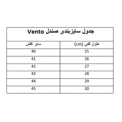 دمپایی لا انگشتی مردانه ونتو آبی مدل 55502