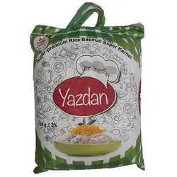برنج پاکستانی یزدان سبز کیسه ده کیلوگرم