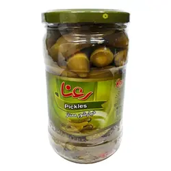 خیار شور ممتاز شیشه رعنا 660 گرمی