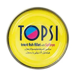 کنسرو ماهی قزل زعفرانی تاپسی - 180 گرم