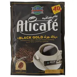 پودر قهوه علی کافه مدل Black Gold بسته 40 عددی (اصلی است تقلبی نیست)
