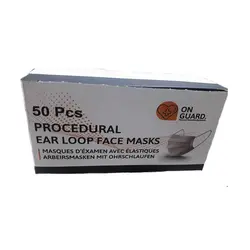 ماسک تنفسی سه لایه 50 عددی، اسپان باند با لایه ملت بلون و گیره بینی فلزی