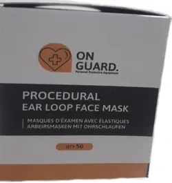 ماسک تنفسی سه لایه 50 عددی، اسپان باند با لایه ملت بلون و گیره بینی فلزی