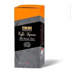 قهوه گانودرما سوپریم دکتر بیز قارچ گانودرما و جینسینگ ۲۰ عددی