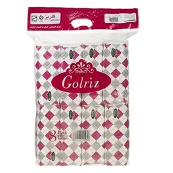 دستمال کاغذی گلریز حاوی 10 بسته 100 برگی