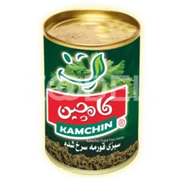 سبزی قرمه سبزی سرخ شده آماده پخت ۴ کیلویی کنسروی، کامچین