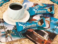 شکلات رامتین نارگیلی شونیز بسته 24 عددی