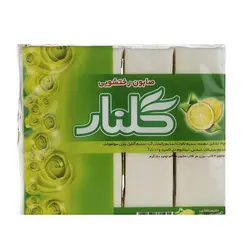 صابون رخت شویی گلنار 160 گرم بسته 4 عددی