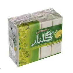 صابون رخت شویی گلنار 160 گرم بسته 4 عددی