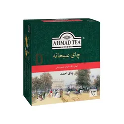 چای کیسه ای ساده احمد بسته 100 عددی