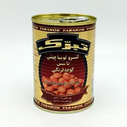 كنسرو لوبیا چیتی 380 گرمی آسان بازشو تبرک