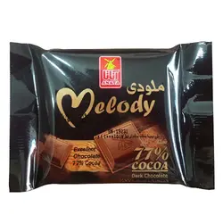 شکلات تلخ مولودی 77%  (45 گرم) آناتا