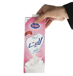 شیر کم چرب میهن حجم 1 لیتر