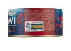کنسرو ماهی تون با فلفل قرمز ماوی (در روغن ) مقدار 180 گرم