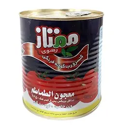 رب گوجه فرنگی ممتاز رضوی 800 گرمی