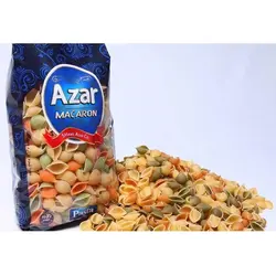 ماکارونی صدفی سبزیجات آذر شمس 500 گرمی