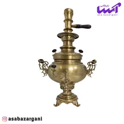 سماورذغالی شتربان طرح عدسی 6 لیتری