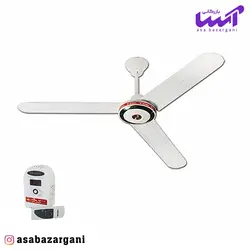 پنکه سقفی ارشیا سه پره کوچک مدل super copper LED 245