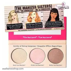پالت رژگونه، هایلایتر و برنزر The Manizer Sisters دبالم