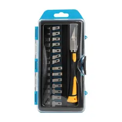 ست دسته تیغ و کاتر 16 تکه مناسب تعمیرات موبایل