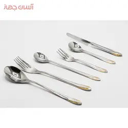 سرویس قاشق و چنگال 51 پارچه برگامو کد 101G - فروشگاه اینترنتی آسان جهاز