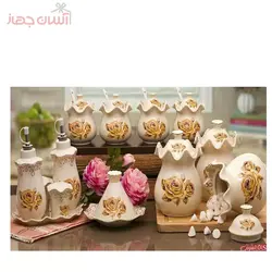 سرویس پاسماوری چینی مام mam مدل P1 /سرویس پا سماوری سرامیک مام