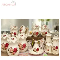 سرویس پاسماوری چینی مام mam مدل P1 /سرویس پا سماوری سرامیک مام