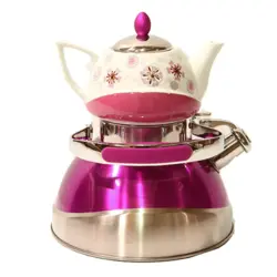 ست کتری قوری کف چدن سوت زن Flora رنگی - فروشگاه اینترنتی آسان جهاز