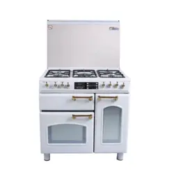 اجاق گاز تاکنو مدل ROMANO-Gold-WS تایمر لمسی دستگیره طلایی - اجاق گاز تاکنو - فروشگاه اینترنتی آسان جهاز