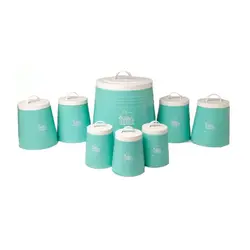 سرویس 8 پارچه پلاتا مدل رز | سرویس آشپزخانه | سرویس ادویه | سرویس پلاتا