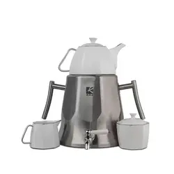 کتری و قوری | کتری و قوری MRS طرح چند ضلعی | خرید کتری و قور | کتری و سماور جهیزیه