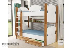 تخت خواب دو طبقه صدف