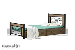 تخت خواب یک نفره اینتر
