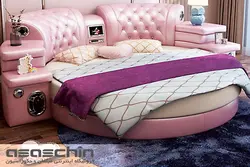 تخت خواب هوشمند دو نفره گرد