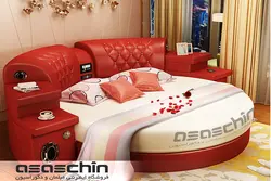 تخت خواب هوشمند دو نفره گرد